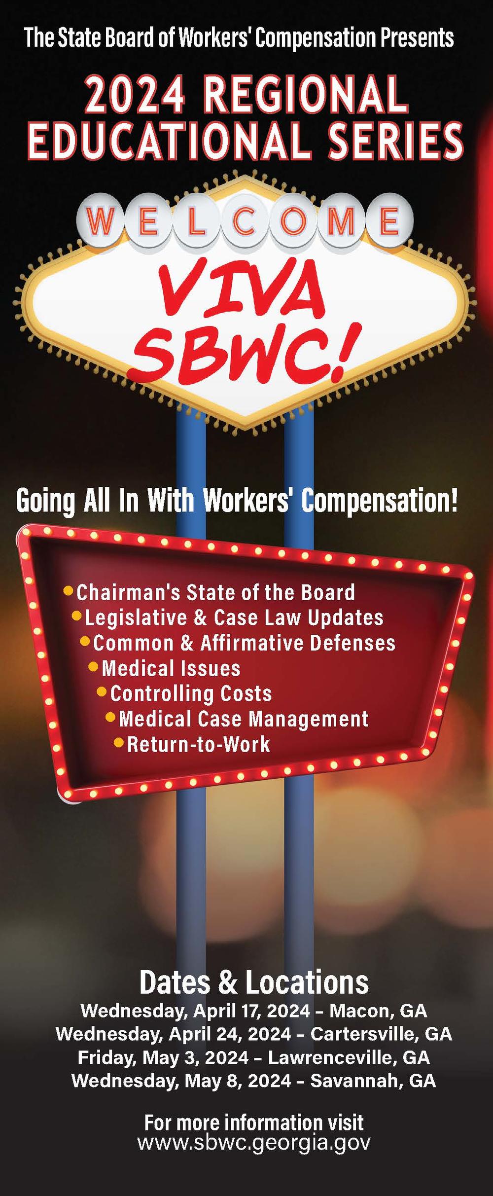 Welcome Viva SBWC! - Going All in with Workers' Compensation